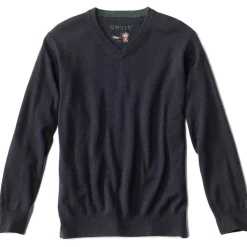 Orvis Merino V-Neck Long-Sleeved Sweater|Men Sweaters