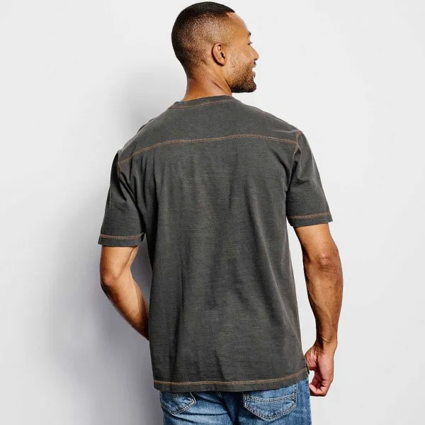 Orvis Montana Morning® High V-Neck Short-Sleeved T-Shirt|Men Shirts