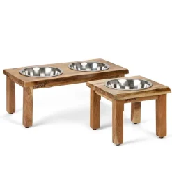 Orvis Natural Edge Dog Feeder| Bowls, Feeders & Food Storage