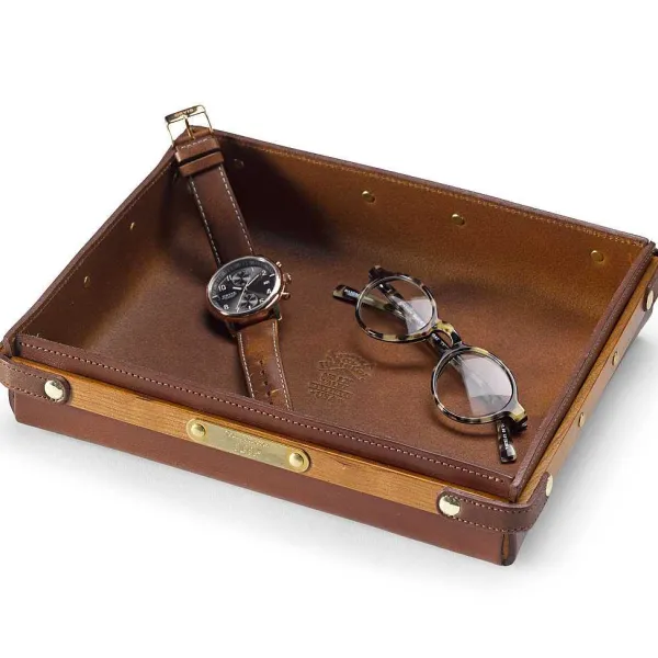 Orvis No. 120 Leather Valet Tray|Men Travel