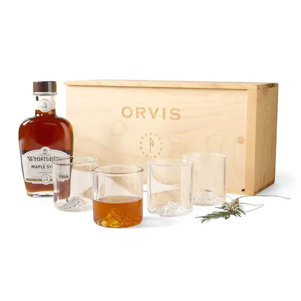 Orvis North Drinkware Mountain Whiskey Tumblers| Glassware & Bar