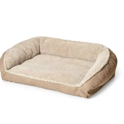 Orvis Comfortfill-Eco Bolster Dog Bed With Fleece| Comfortfill-Eco Beds