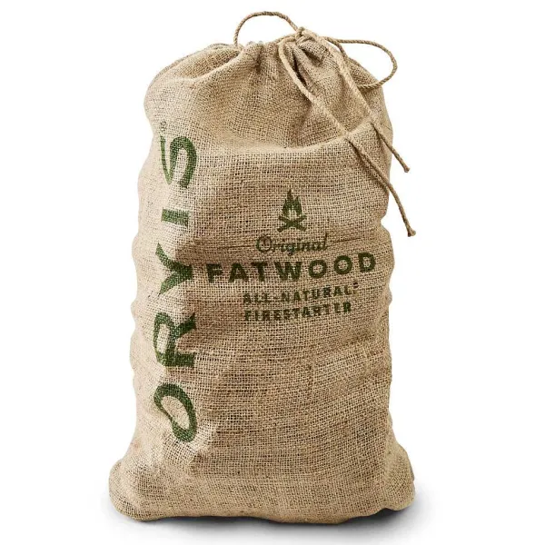 Orvis Fatwood - 15-Lb. Burlap Sack| Fireplace & Hearth