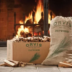 Orvis Fatwood - 15-Lb. Burlap Sack| Fireplace & Hearth