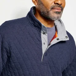 Orvis Outdoor Quilted Snap Sweatshirt|Men Sweatshirts