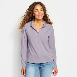 Orvis Perfect Long-Sleeved Polo|Women Shirts