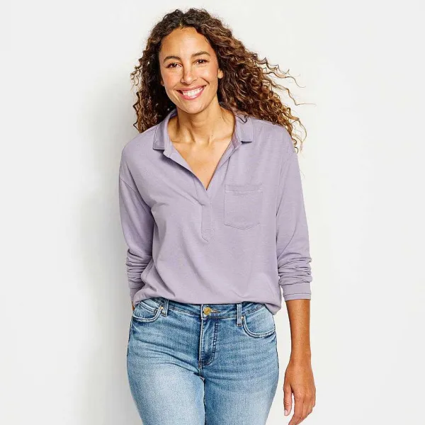Orvis Perfect Long-Sleeved Polo|Women Shirts