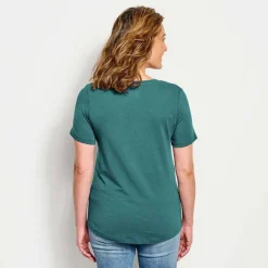 Orvis Perfect Relaxed V-Neck Short-Sleeved Tee|Women Shirts