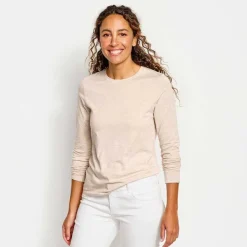 Orvis Perfect True Crew Long-Sleeved Tee|Women Shirts