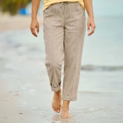 Orvis Performance Linen Ankle Pants|Women Pants
