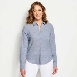 Orvis Performance Linen Long-Sleeved Shirt|Women Shirts