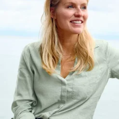 Orvis Performance Linen Long-Sleeved Shirt|Women Shirts