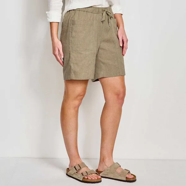 Orvis Performance Linen 6" Shorts|Women Shorts