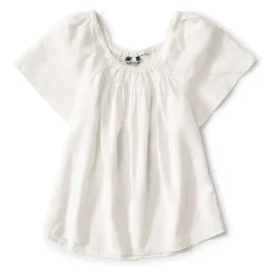 Orvis Performance Linen Square-Neck Short-Sleeved Top|Women Shirts
