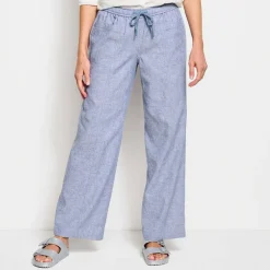 Orvis Performance Linen Wide-Leg Pants|Women Pants
