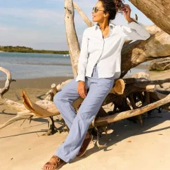 Orvis Performance Linen Wide-Leg Pants|Women Pants
