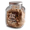 Orvis Personalized Glass Treat Jar| Bowls, Feeders & Food Storage