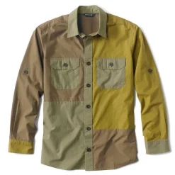 Orvis Quest Poplin Patch Long-Sleeved Shirt|Men Shirts