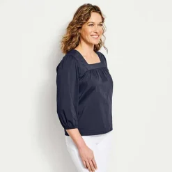 Orvis River Guide Square-Necked Popover|Women Shirts