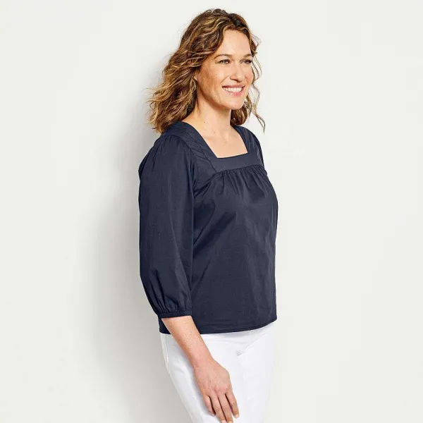 Orvis River Guide Square-Necked Popover|Women Shirts