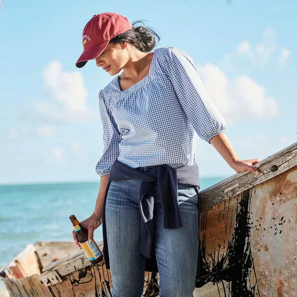 Orvis River Guide Square-Necked Popover|Women Shirts