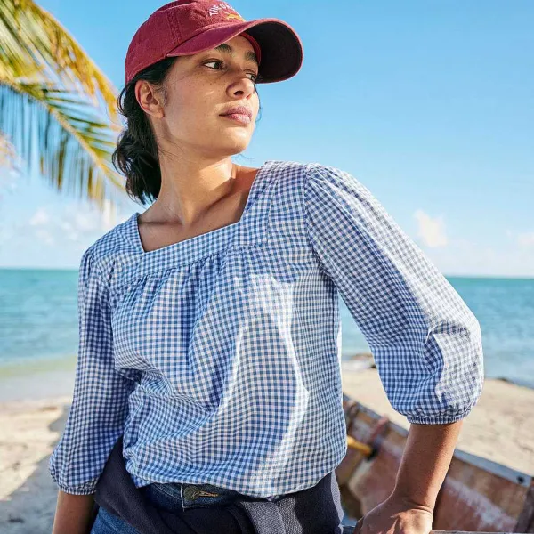 Orvis River Guide Square-Necked Popover|Women Shirts