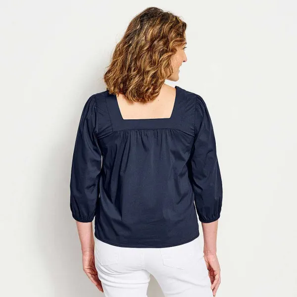 Orvis River Guide Square-Necked Popover|Women Shirts