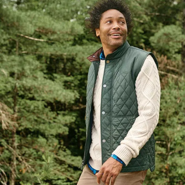 Orvis Rt7 Quilted Vest|Men Jackets