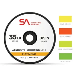 Orvis Scientific Anglers Absolute Flat Mono Shooting Line| Fly Line