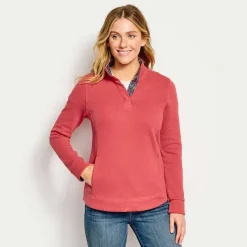 Orvis Signature Print-Trim Sweatshirt|Women Sweatshirts