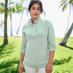 Orvis Signature Print-Trim Sweatshirt|Women Sweatshirts