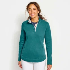 Orvis Signature Print-Trim Sweatshirt|Women Sweatshirts
