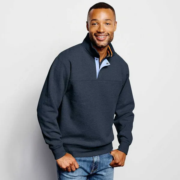 Orvis Signature Quarter-Zip Sweatshirt|Men Sweatshirts