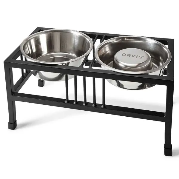 Orvis Stainless Steel Slow Feeder Bowl| Bowls, Feeders & Food Storage