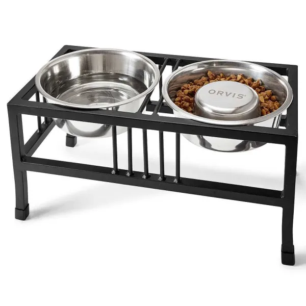Orvis Stainless Steel Slow Feeder Bowl| Bowls, Feeders & Food Storage