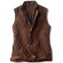 Orvis Suede Vest|Men Jackets