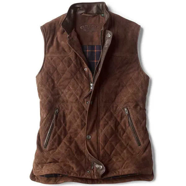 Orvis Suede Vest|Men Jackets