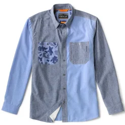 Orvis Tech Chambray Mash-Up Work Shirt|Men Shirts