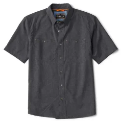Orvis Tech Chambray Short-Sleeved Work Shirt|Men Shirts