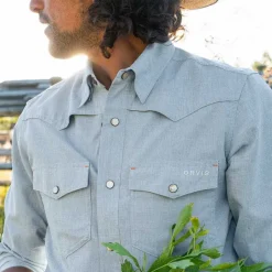 Orvis Tech Chambray Western Shirt|Men Shirts
