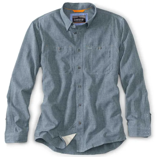 Orvis Tech Chambray Work Shirt|Men Shirts