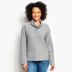 Orvis Textured Cowl Sweatshirt|Women Sweatshirts