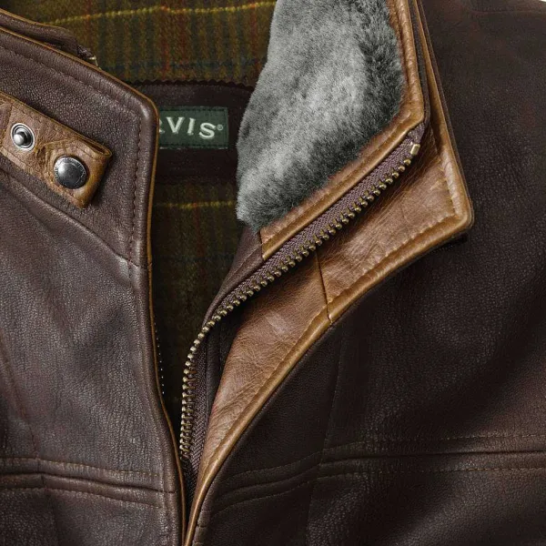 Orvis Trekker Shearling Vest|Men Jackets