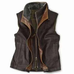 Orvis Trekker Shearling Vest|Men Jackets