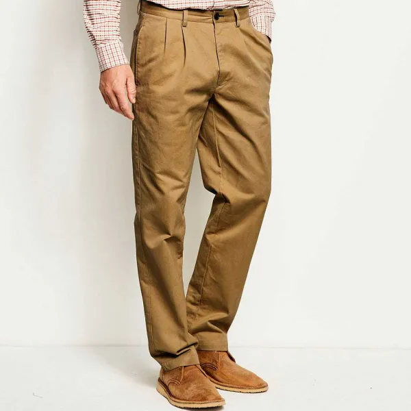 Orvis Ultimate Khakis Pleated Front Pants|Men Pants