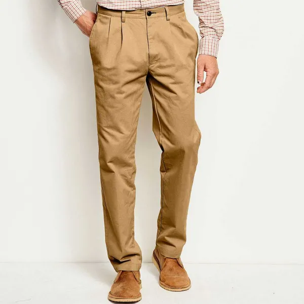 Orvis Ultimate Khakis Pleated Front Pants|Men Pants