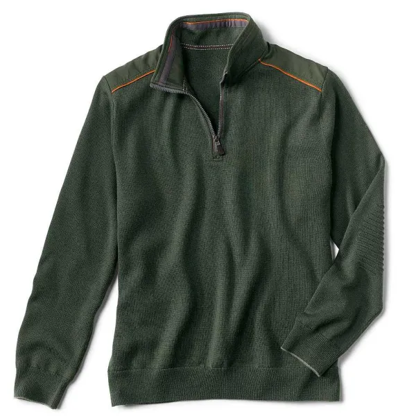 Orvis Upton Quarter-Zip Sweater|Men Sweaters