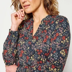 Orvis Wander Long-Sleeved Printed Shirt|Women Shirts