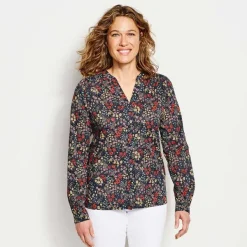 Orvis Wander Long-Sleeved Printed Shirt|Women Shirts