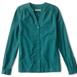 Orvis Wander Long-Sleeved Textured Shirt|Women Shirts